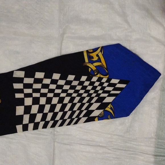 Vollerei colorful silk tie hand made in Italy - Picture 3 of 5